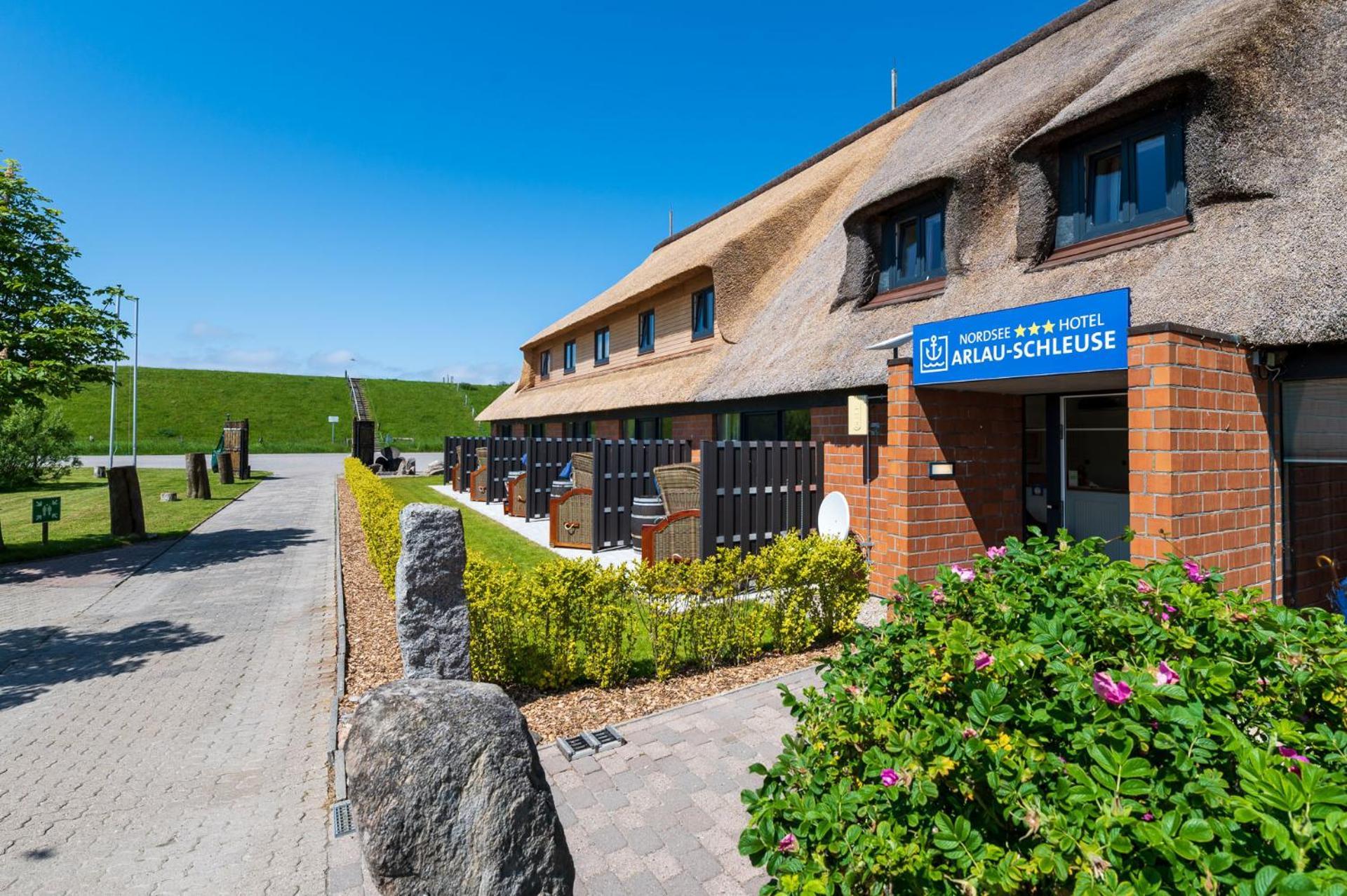 Nordsee-Hotel Arlau-Schleuse Hattstedtermarsch Екстер'єр фото